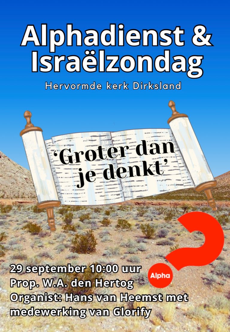 Alphadienst & Israëlzondag